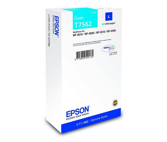 EPSON Ink bar WF-8xxx Series Ink Cartridge L Cyan - 1500str. (14 ml)