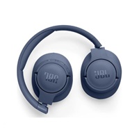 JBL Tune 720BT Blue bezdrátová sluchátka přes uši, Bluetooth 5.3, až 76 hodin a rychlé dobití, modrá