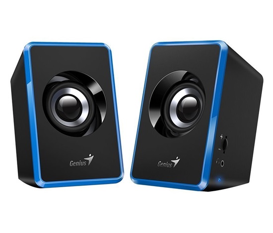 GENIUS reproduktory SP-U125, 2.0, 3W, modročerné