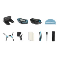 Salente L7, laserový robotický vysavač, stírání vodou, UVC dezinfekce, černý