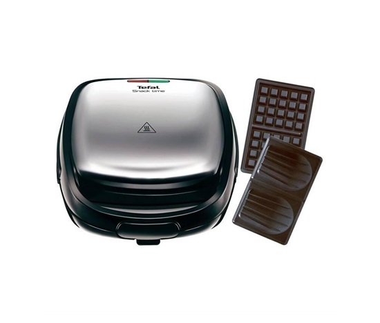 Tefal Snack Time SW341D12 toustovač, 2v1, 700 W, vyměnitelné plotny, bezpečnostní západka