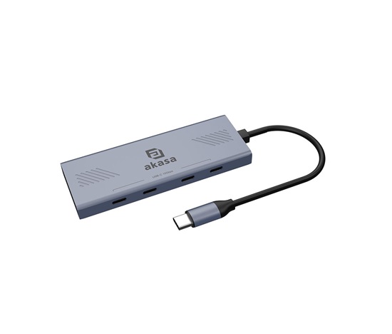 BAZAR AKASA Hub USB-C na 4x USB-C, 10Gbps - ROZBALENO