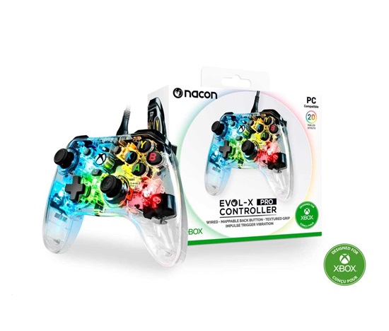 Herní ovladač Nacon Evol-X Pro Controller – RGB