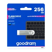 GOODRAM Flash Disk UNO3 128GB, USB 3.2 Gen1, stříbrná