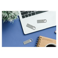GOODRAM Flash Disk UNO3 256GB, USB 3.2 Gen1, stříbrná