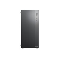 1stCOOL skříň GAMER 4, Mid tower, AU, USB 3.0, USB-C, 2x120mm, průhledná bočnice, bez zdroje, černá