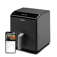 Cosori Dual Blaze 6.4L SMART horkovzdušná  fritéza + 5x špíz a gril. rošt, black