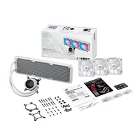 ASUS vodní chladič CPU AIO ROG STRIX LC III 360 ARGB WHITE, 3x120mm, LGA1851, AM5
