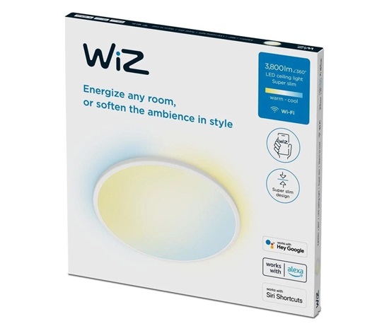 PHILIPS WiZ SuperSlim Stmívatelné stropní svítidlo 32W - bílá