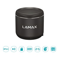 LAMAX Sphere2 Mini Bluetooth reproduktor, USB-C