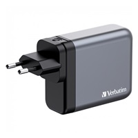 VERBATIM GaN Nabíječka do sítě GNC-140, 140W, 3x USB-C, 1x USB