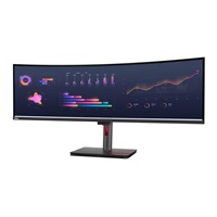 LENOVO LCD P49w-30 - 49”,IPS,matný,16:9,5120x1440,60Hz,4ms/6ms,350cd/m2,2000:1,HDMI,DP,USB-C,ThB,RJ45,USBHub,Pivot,VESA