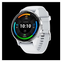 Garmin Venu® 3, Silver/White, Silicone band
