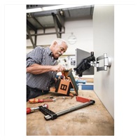 Hama nástěnný držák pro tablet 7"-11", otočný, naklápěcí, hliníkový