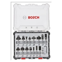 Bosch Smíšená sada tvarových fréz s vřetenem O 6 mm, 15 ks