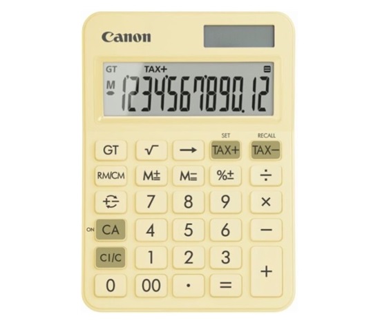 Canon Kalkulacka LS-125KB PYL - Pastelově žlutá