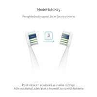 TrueLife SonicBrush Slim-series heads Standard white 2 pack