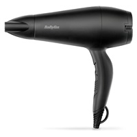 BaByliss D215DE fén na vlasy, 2200 W, 2 teploty a rychlosti, s koncentrátorem, černá