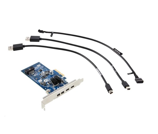 BAZAR - HP Dual TBT4 PCIe x4 Low Profile Card - Rozbaleno (Komplet)