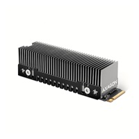 AXAGON CLR-M2XT, hliníkový pasivní chladič pro jedno i oboustranný M.2 SSD disk, výška 20 mm