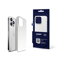 3mk ochranný kryt HARDY Silicone MagCase pro Apple iPhone 15 Pro Max, Silver-White