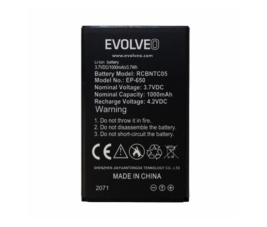 EVOLVEO originální baterie 1000 mAh pro EasyPhone XG