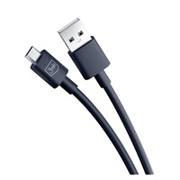 3mk datový kabel - Hyper Cable A to Micro 1.2m 5V 2,4A, černá