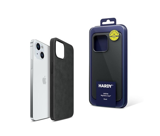 3mk ochranný kryt HARDY MagFabric Case pro Apple iPhone 15 Pro Max, Black