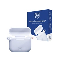 3mk silikonové pouzdro Silicone AirPods Case pro AirPods 3 gen., bílá
