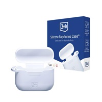 3mk silikonové pouzdro Silicone AirPods Case pro AirPods Pro, bílá