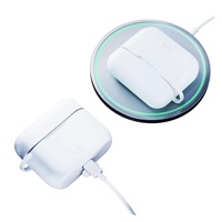 3mk silikonové pouzdro Silicone AirPods Case pro AirPods Pro, bílá