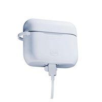 3mk silikonové pouzdro Silicone AirPods Case pro AirPods Pro, bílá