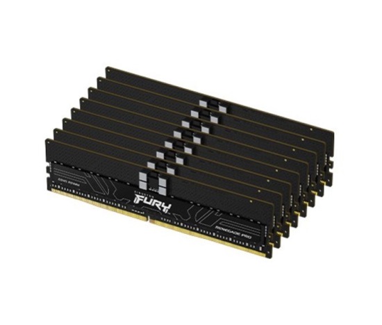 KINGSTON DIMM DDR5 256GB (Kit of 8) 6400MT/s CL32 ECC 1Rx4 FURY Renegade Pro XMP