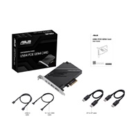 ASUS Rozšiřovací karta USB4 PCIe Gen4, PCIe 4.0 x4, 2x USB4 Typ-C, 2x DP