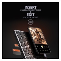 AXAGON HMC-KB-CS, USB 5Gbps hub s CZ/SK klávesnicí, HDMI 4K/60Hz, 3x USB-A, SD/mSD, audio, PD 100W, kabel USB-C 60cm