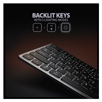 AXAGON HMC-KB-CS, USB 5Gbps hub s CZ/SK klávesnicí, HDMI 4K/60Hz, 3x USB-A, SD/mSD, audio, PD 100W, kabel USB-C 60cm