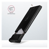 AXAGON EEM2-UB2, USB-C 10Gbps - M.2 NVMe SSD ARROW box, černý