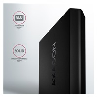 AXAGON EEM2-UB2, USB-C 10Gbps - M.2 NVMe SSD ARROW box, černý