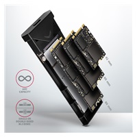AXAGON EEM2-UB2, USB-C 10Gbps - M.2 NVMe SSD ARROW box, černý
