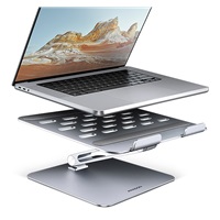 AXAGON STND-LQ, hliníkový HQ stojan pro notebooky 10" - 16", nastavitelná výška a úhel
