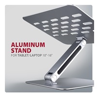 AXAGON STND-LQ, hliníkový HQ stojan pro notebooky 10" - 16", nastavitelná výška a úhel