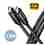 AXAGON BUCM32-CM15AB, SPEED+ kabel USB-C <-> USB-C, 1.5m, USB 20Gbps, PD 100W 5A, 4K HD, ALU, oplet, černý