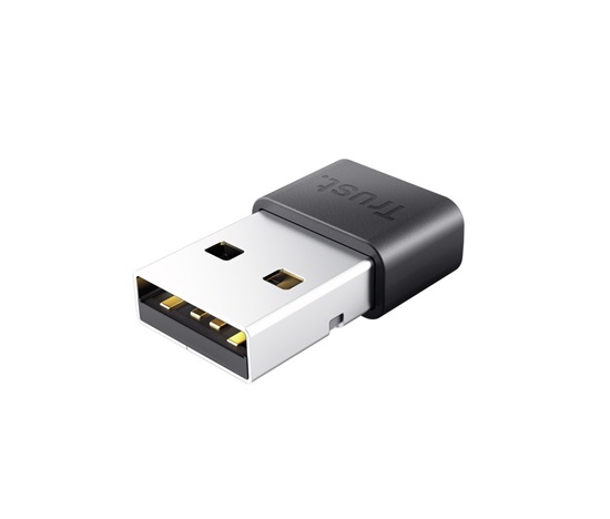 TRUST adaptér Myna, USB, Bluetooth 5.3, Černá