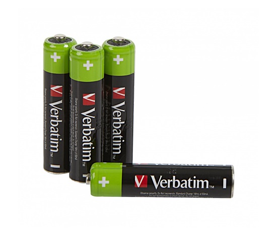VERBATIM Nabíjecí baterie AAA Premium 4-Pack 950mAh HR03