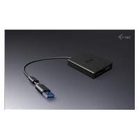 i-tec USB-A/USB-C Dual 4K DP Video Adapter