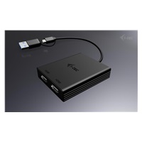 i-tec USB-A/USB-C Dual 4K HDMI Video Adapter