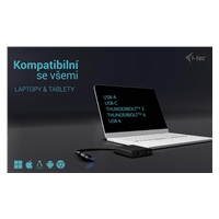 i-tec USB-A/USB-C Dual 4K HDMI Video Adapter