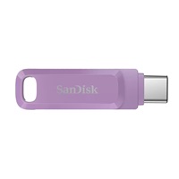 SanDisk Flash Disk 256GB Ultra Dual Drive Go, USB-C 3.2, Fialová