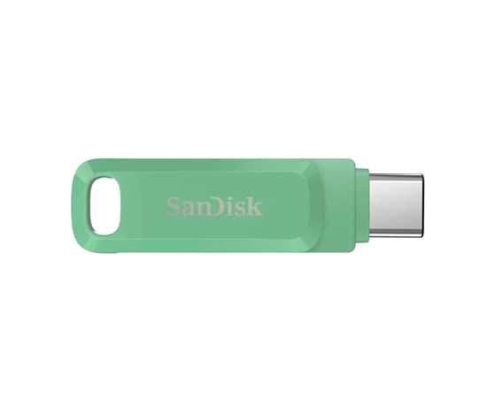 SanDisk Flash Disk 256GB Ultra Dual Drive Go, USB-C 3.2, Zelená