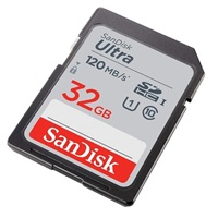 SanDisk SDHC karta 32GB Ultra (R:120/W:120 MB/s, UHS-I, C10)